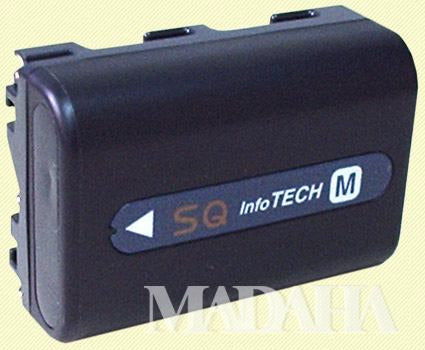 Sony NP-FM50 External Battery Replacement for CCD-TRV, DCR, MVC-CDM, and Alpha DSLR-A 1