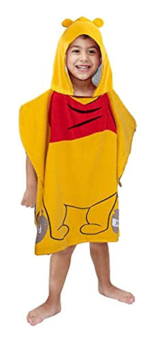 Jay Franco Disney Winnie The Pooh Bath/Pool/Beach Hooded Poncho 0