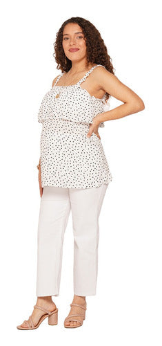 Mamá ¿Qué Será? Blusa Maternal Voile Rayon Estampada Art. 2297 Que Sera 6