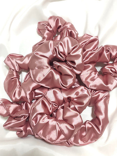 Wholesale Pack of 10 Satin Scrunchies Hair Ties - Perfect for Gifts and Events 2