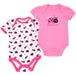 Nuby Set Baby Bodys X2 Short Sleeve Girl - 3 to 12 Months Love 0