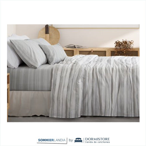 Palette King Size Sheet Set - Infiniti Grey 2