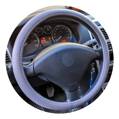 NL Universal Steering Wheel Cover Grey 38cm: Protection and Style 0