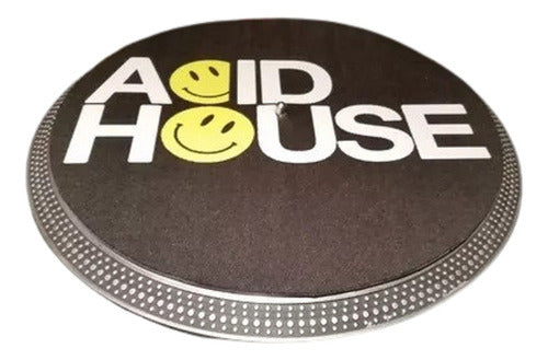 Acid House Paño Slipmat Latex Djproaudio 0