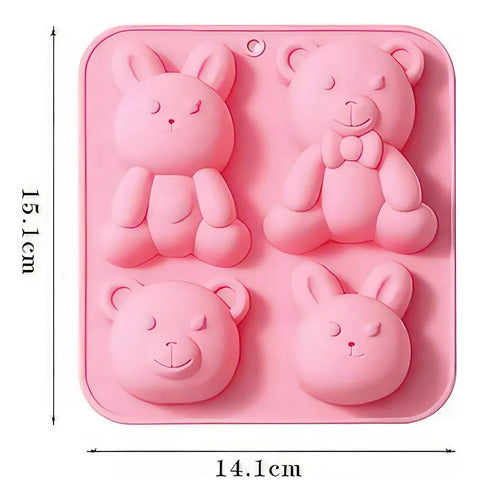 Kit Pastry Silicone Bunny Mold + Set of 24 Stainless Steel Icing Nozzles 4