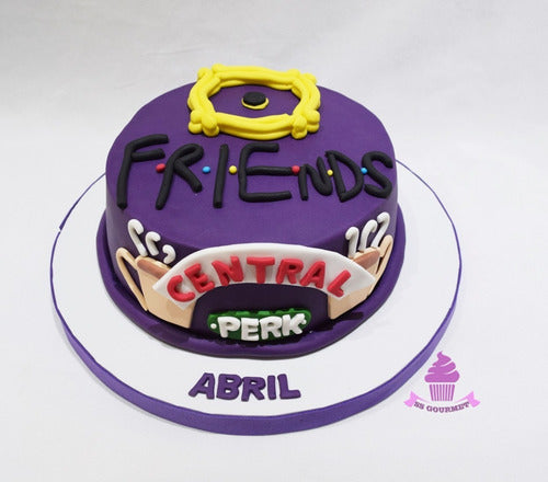 Friends Themed Birthday Cake - Customized for TV Series Fans 1