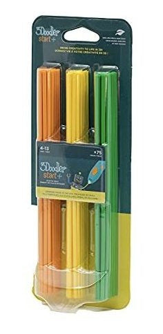 3Doodler 3D Printing Filament Refill Pack of 75u - Garden Blend 2