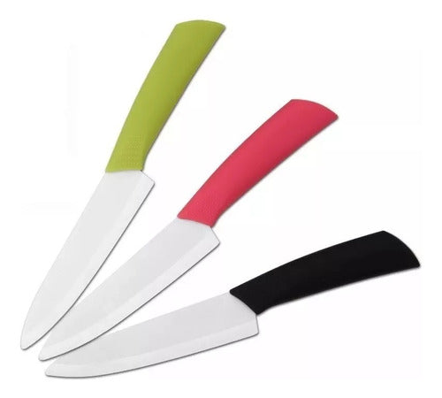 Home Cuchillo De Ceramica Mango Plastico Alta Tecnologia 27cm 4