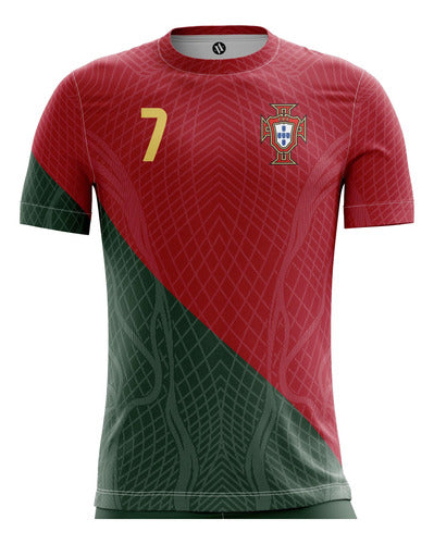 Sports T-shirt Portugal Ronaldo Cax-0745 Artemix 1
