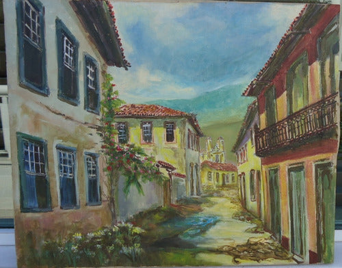 J. Benigno - Bela Paisagem Mineira/pintura 0