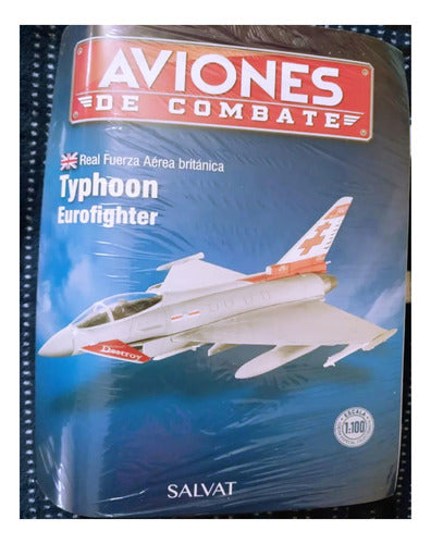 Typhoon Eurofighter Combat Planes 1/100 Scale Diecast Model 0