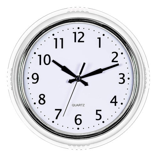 Bernhard Products Retro Wall Clock 12 Inches Kitchen White 1