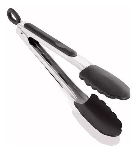 Le Toton Casa Medium Gastronomic Tongs Teflon Tip 30 Cm 2