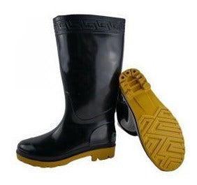 Bota Industrial Pvc Negra Interior Algodón T:44 Biton 0