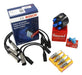 Bosch Kit Tapa + Rotor + Cables + Bujias Vw Gol Ab9 Iii Power 1.6 0