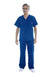 Suedy Medical Uniform V-Neck Set in Arciel Fabric 30