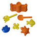 Chichess Beach and Sand Play Set - Castle, Shovel, Rake, and Molds 2