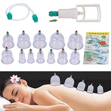 KL Chinese Suction Cups Set for Cellulite - 12 Cups + Hose 0