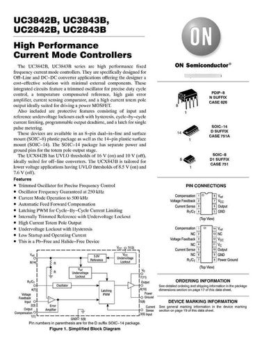 ON Semiconductor UC3842BN PWM Controller 2