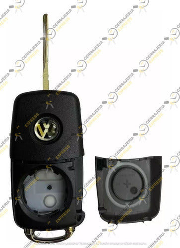 Carcasa Llave Volkswagen Gol G6 G7 Codificada 1