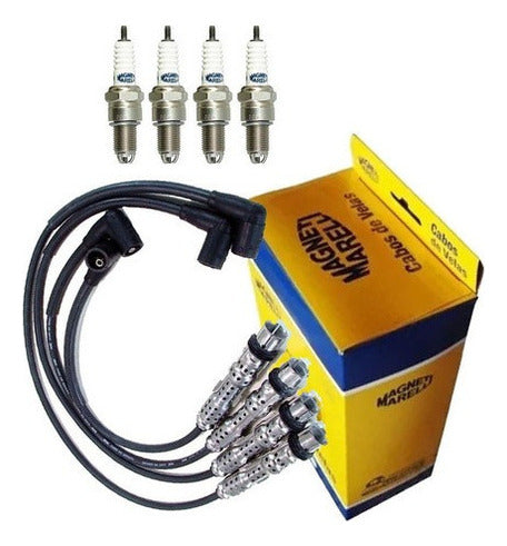 Cabos E Velas De Ignição Gol G3 G4 1.0 8v Gasolina 01/08 0