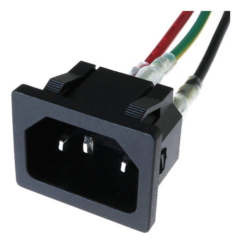 E-outstanding C14 Conector De Alimentacion 2 Piezas Iec C14 1