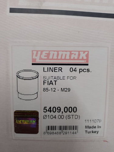 Yenmax Fiat 150T Cylinder Sleeve Set 0