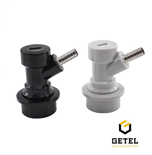 Par Conectores Ball-lock P/ Chopp E Gás - Espigão 1/4 1