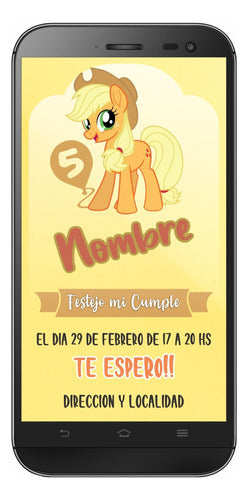 Destino Ideas Pony Birthday Digital Invitation 0