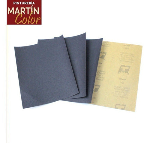 MT Water Sandpaper Pack of 10 Units (23x28cm) Grains 600/800/1000 0