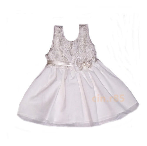 GASA Baby Party Dress in Shiny Lace and Tulle from 1 to 5 0