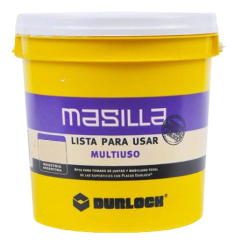 Masilla Placas De Yeso Durlock Multiuso 18 Kg Lista Sibaco 0