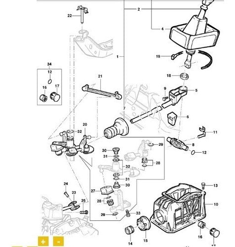 Selector De Cambios Chevrolet Corsa - Suzuki Fun 1