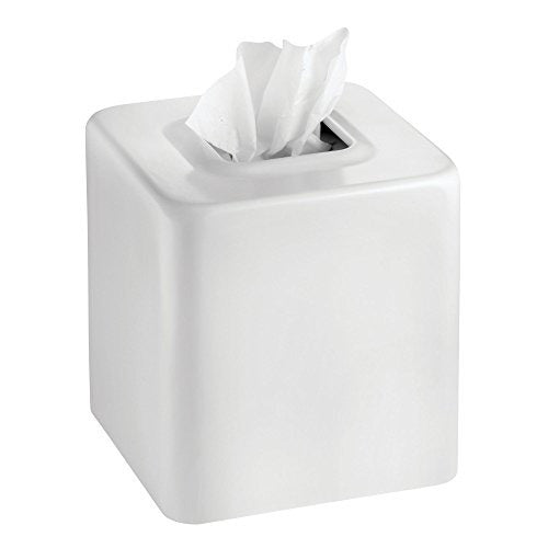 Mdesign Square Tissue Box Cover / Holder Para Encimeras De B 0