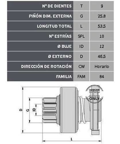 Bendix Bosch Citroen Jump 2.0/Zx 1.6 1