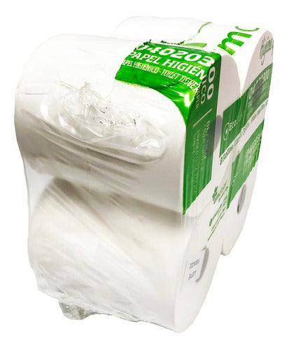 Amclean Bolson Papel Higiénico 8 Rollos X 300mts Blanco 2