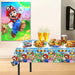 Fiesta De Mario: 20 Platos, 20 Servilletas Y 1 Mantel De Mes 4