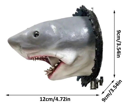 Nuevo Decoração 3d Com Formato De Cabeça De Tubarão, Design 6