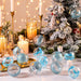 Meloki Christmas Ball Ornaments 24 Carat, Set of A 4