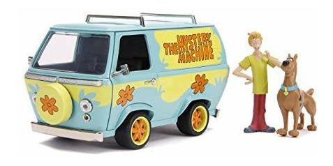 Jada Toys Scooby-Doo 1:24 Mystery Machine Coche Fundido A Presión Con 0