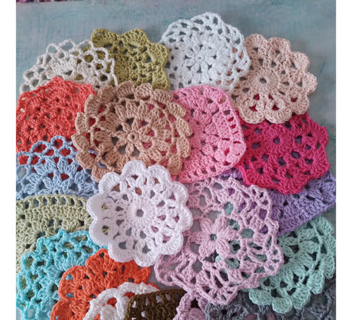 Handmade Set of 20 Crochet Coasters 1