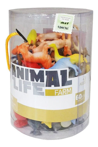 Isakito Animal Life Set Jar X 60 Units 5