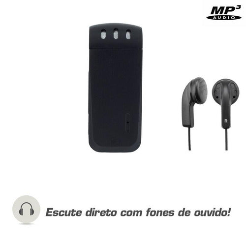 Gravador D Voz Micro Escuta Espia Espiao Mini De Ambiente 3