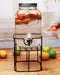 Levys Bazar Glass Dispenser with Tap and Base Support 4L for Parties 2