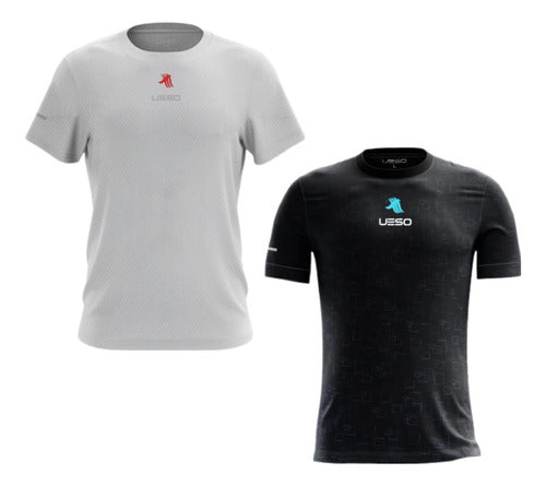 Sport Feel Men's Short Sleeve Sports T-Shirt Gym Pack of 2 0