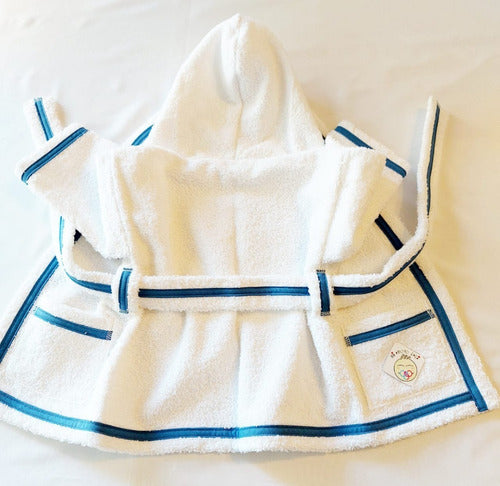 Newborn Hooded Bathrobe Racing Club 3