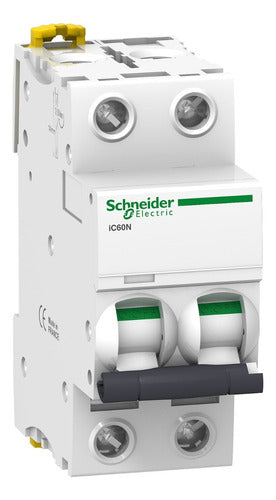 Schneider Bipolar Thermal Circuit Breaker 2 x 16 IC60N 6kA 0
