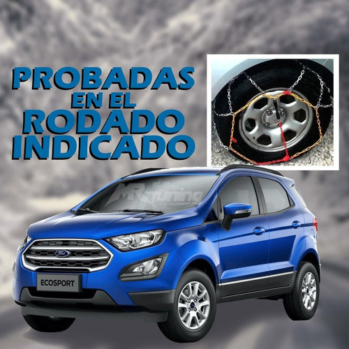 Iael Juego De Cadenas Nieve Y Barro Ford Ecosport 205/65/15 1