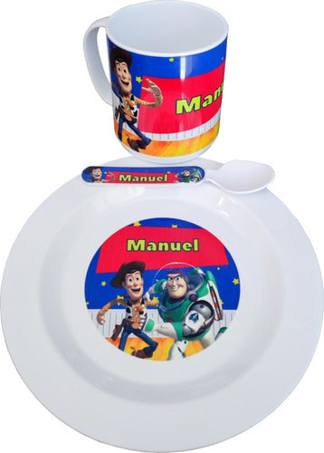 Roblox & Rainbow Friends Mug Plate and Spoon Set + Personalized Name 37