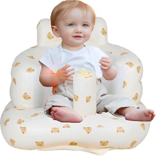 Asiento Inflable Para Bebés De 3 A 36 Meses, Bomba 0